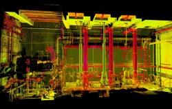 laser scanner industrial plant - power plant